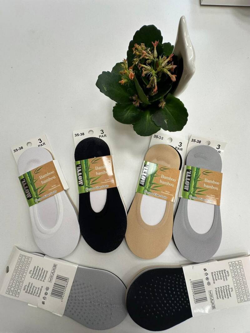 Stopki damskie Roz 35-42, Mix kolor Paczka 40 szt